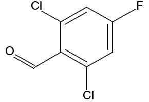 2,6-Dichloro-4-fluorobenzaldehyde structure, CAS 1182709-86-9