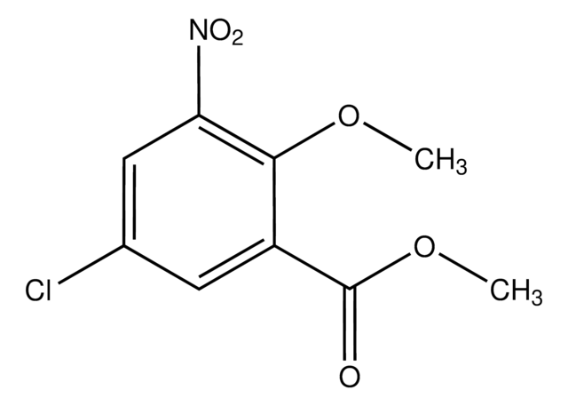 Methyl 5-bromo-2-chloro-3-nitrobenzoate structure, CAS 124371-59-1