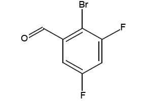 2-broMo-3,5-difluorobenzaldehyde structure, CAS 1232407-50-9