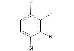 1-Bromo-2-chloro-5,6-difluorobenzene structure, CAS 1208077-25-1