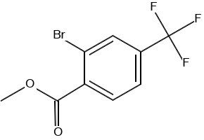 Methyl 2-bromo-4-(trifluoromethyl)benzoate structure, CAS 1214334-90-3