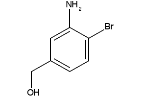 (3-aMino-4-broMophenyl)Methanol structure, CAS 1261666-42-5