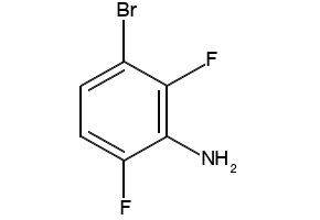 3-BroMo-2,6-difluoroaniline structure, CAS 1262198-07-1