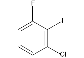 1-Chloro-3-fluoro-2-iodobenzene structure, CAS 127654-70-0