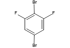 2,5-DIBROMO-1,3-DIFLUOROBENZENE structure, CAS 128259-71-2