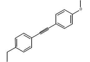 1-(4-ETHYLPHENYL)-2-(4-METHOXYPHENYL)ACETYLENE structure, CAS 63221-88-5