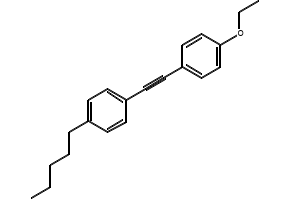 1-(4-ETHOXYPHENYL)-2-(4-N-PENTYLPHENYL)-ACETYLENE structure, CAS 95480-29-8