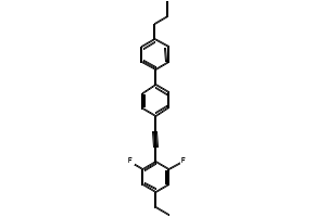 4-((4-Ethyl-2,6-difluorphenyl)-ethinyl)-4′-propylbiphenyl structure, CAS 221526-72-3