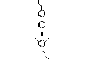 1,1'-Biphenyl, 4-[2-(4-butyl-2,6-difluorophenyl)ethynyl]-4'-propyl- structure, CAS 221526-79-0