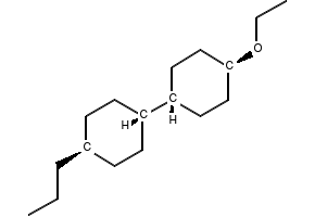 trans-4-Ethoxy-trans-4'-propyl-[1,1'-bicyclohexyl] structure, CAS 95756-62-0
