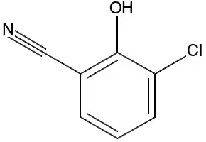 3-chloro-2-hydroxybenzonitrile structure, CAS 13073-27-3
