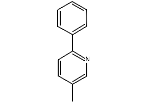 5-METHYL-2-PHENYL-PYRIDINE structure, CAS 27012-22-2