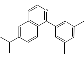 1-(3,5-dimethylphenyl)-6-(1-methylethyl)isoquinoline structure, CAS 1936437-58-9