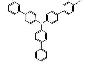 Bisbiphenyl-4-yl-(4'-broMo-biphenyl-4-yl)-aMine structure, CAS 728039-63-2
