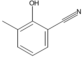2-Methyl-6-cyano- phenol structure, CAS 13589-71-4