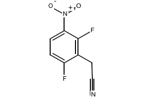 2-(2,6-Difluoro-3-nitrophenyl)acetonitrile structure, CAS 1369761-62-5