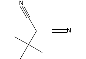 TERT-BUTYLMALONONITRILE structure, CAS 4210-60-0