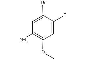 5-Bromo-4-fluoro-2-methoxybenzenamine structure, CAS 1397237-98-7