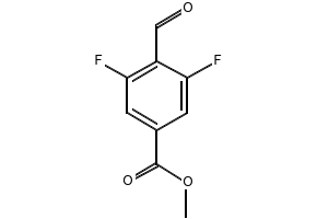 methyl 3,5-difluoro-4-formylbenzoate structure, CAS 1415124-73-0
