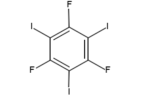 1,3,5-Trichloro-2,4,6-triiodobenzene structure, CAS 151721-79-8