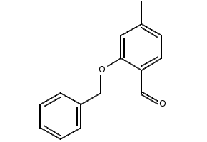 2-(Benzyloxy)-4-methylbenzaldehyde structure, CAS 154478-35-0