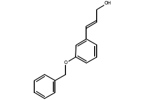 3-BenzyloxycinnaMyl alcohol structure, CAS 155697-42-0
