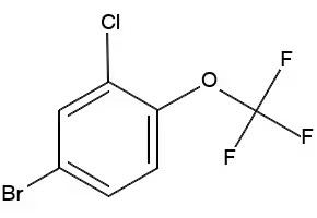 4-BROMO-2-CHLORO-1-(TRIFLUOROMETHOXY)BENZENE structure, CAS 158579-80-7
