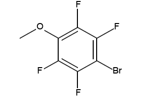 4-BroMo-2,3,5,6-tetrafluoroanisole structure, CAS 1682-04-8