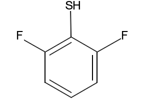 Benzenethiol, 2,6-difluoro- (9CI) structure, CAS 172366-44-8