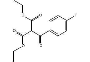 Diethyl (4-fluorobenzoyl)malonate structure, CAS 174403-79-3