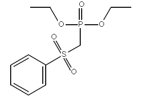 DIETHYL (PHENYLSULFONYL)METHANEPHOSPHONATE structure, CAS 56069-39-7