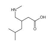(3S)-3-(N-Methylaminomethyl)-5-methylhexanoic Acid structure, CAS 1155843-61-0