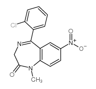 Methyl Clonazepam structure, CAS 5527-71-9