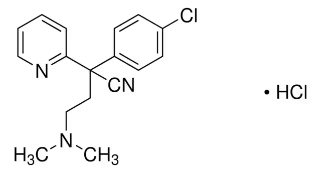 Chlorpheniramine Maleate Impurity D structure, CAS 65676-21-3