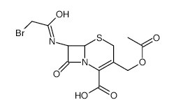 7-(ALPHA-BROMOACETAMIDO)CEPHALOSPORANIC ACID structure, CAS 26973-80-8