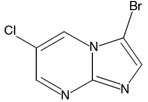 3-Bromo-6-chloro-imidazo [1.2-a] pyrimidine structure, CAS 944906-48-3