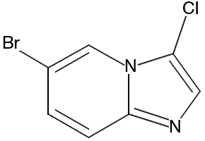 IMidazo[1,2-a]pyridine, 6-broMo-3-chloro- structure, CAS 1296224-01-5