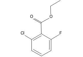 ethyl 2-chloro-6-fluoro-benzoat structure, CAS 773134-56-8