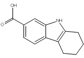 1H-Carbazole-2-carboxylic acid, 7-chloro-2,3,4,9-tetrahydro- structure, CAS 35853-75-9