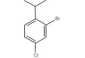2-Bromo-4-chloro-1-(1-methylethyl)benzene structure, CAS 1369828-32-9