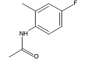 2-ACETAMIDE-5-FLUOROTOLUENE structure, CAS 326-65-8