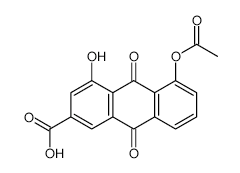 Diacerein Impurity D structure, CAS 875535-35-6