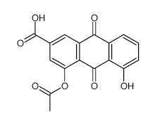 Diacerein Impurity E structure, CAS 875535-36-7