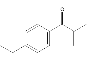 1-(4-Ethylphenyl)-2-methyl-2-propen-1-one structure, CAS 70639-76-8