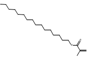 HEXADECYL METHACRYLATE structure, CAS 2495-27-4