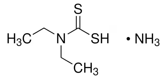 AMMONIUM DIETHYLDITHIOCARBAMATE structure, CAS 21124-33-4