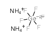 AMMONIUM HEXAFLUOROGERMANATE structure, CAS 16962-47-3