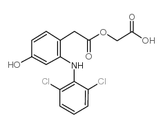 4-Hydroxy Aceclofenac structure, CAS 229308-90-1