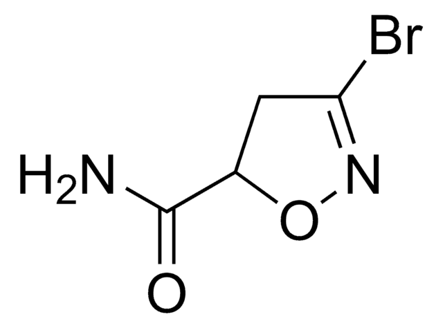 3-BroMo-4,5-dihydro-isoxazol-5-carboxaMide structure, CAS 1030613-69-4