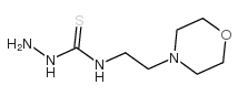 4-[2-(4-MORPHOLINO)ETHYL]-3-THIOSEMICARBAZIDE structure, CAS 77644-45-2